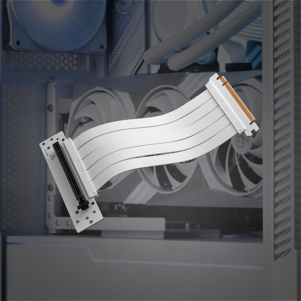 RISER GPU VERTICAL MSI MPG 140MM PCIE 4.0 WHITE